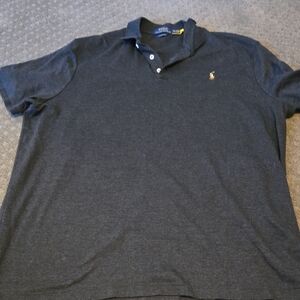Polo by Ralph Lauren Men's Charcoal Polo Shirt